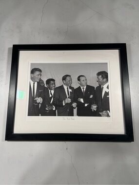 Rat Pack Limited Edition Getty Giclée #49/275 Framed COA
